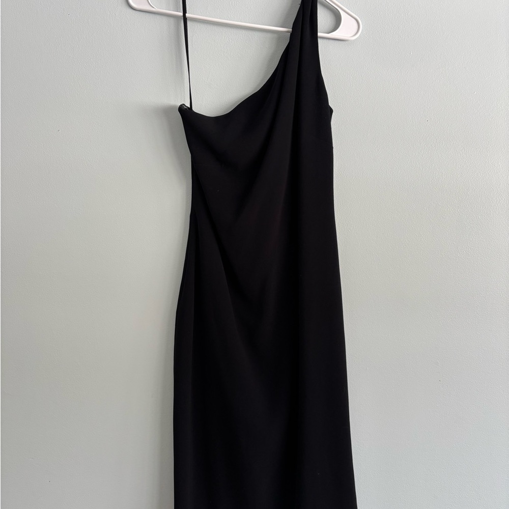 Ralph Lauren Black One-Shoulder Dress
